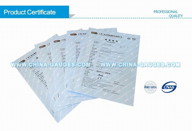 products certificate