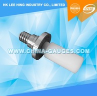 7006-30A-1 E14 Plug Gauge for Lampholder with Candle Shaped Shaft for Candle Lamps for Testing Contact Making